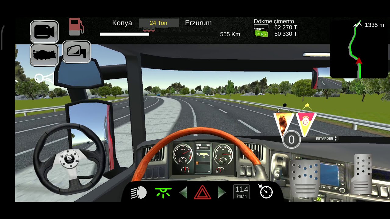 cargo simulator 2019 Türkiye/ simulator oyunu Konya Erzurum yük taşıma, Tır oyunları 🚛