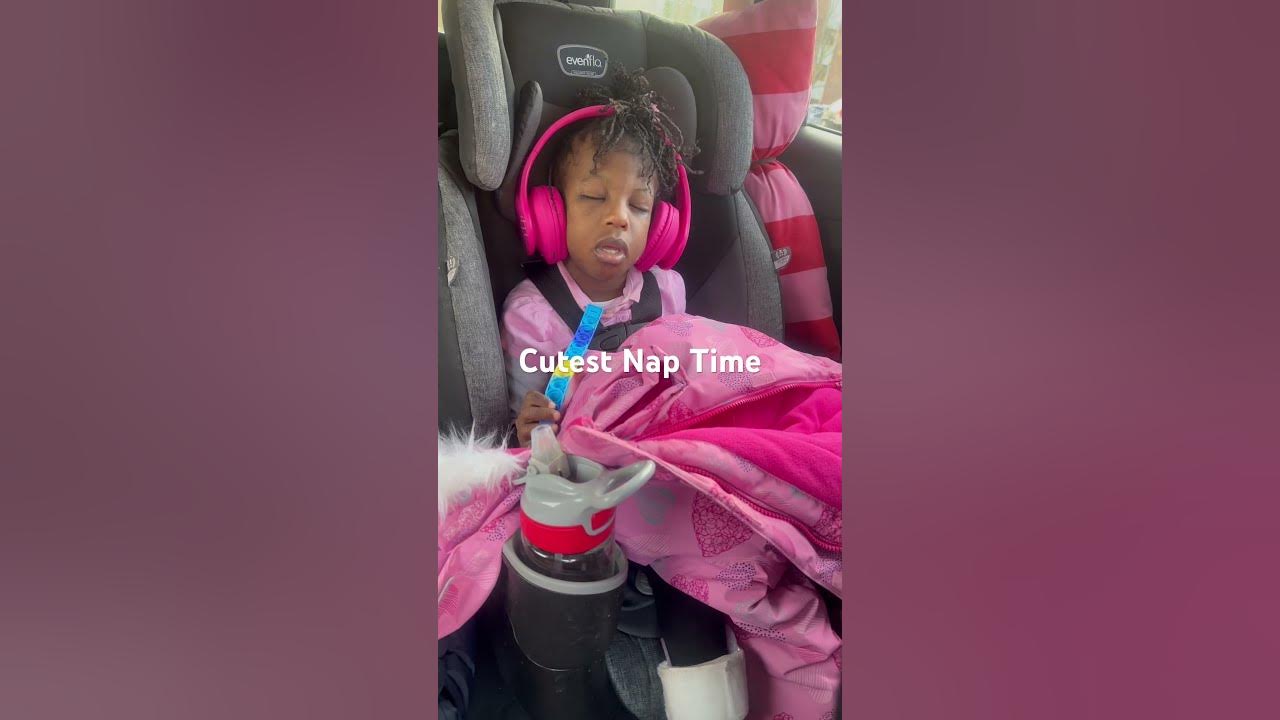 😴Dreamy Drive Home🥱#sleepy #carnap #naptime #autism #trisomy18 #grace #nap #tired #afterschoolnap