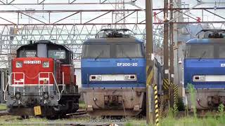 JR貨物　迂回輸送準備のための第三陣DD51 1804号機 吹田機関区で撮影（H30.8.24)