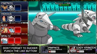 Pokemon X and Y WiFi Battle - PIMPNITE/Hidious Vanity VS Alex/Spaltz