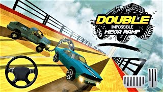Double Impossible Mega Ramp 3D / Chained Cars / Best Car Games - Android & iOS Gameplay - HD screenshot 5