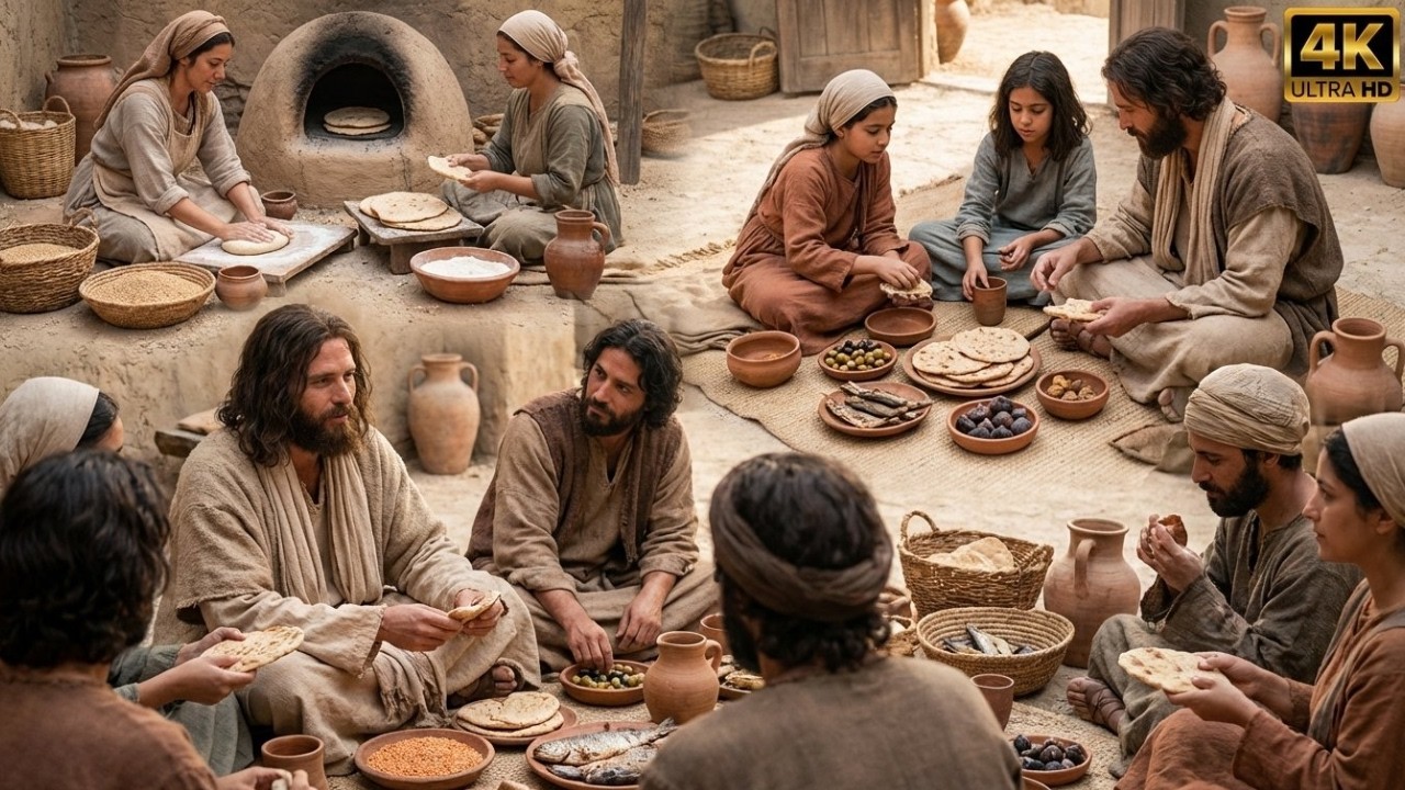 Cooking Jesus' Time What a Full Day of Eating Looked Like in the Time of Jesus - YouTube