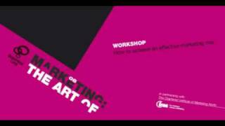 Workshop Part 55 How To Achieve An Effective Marketing Mix Mtao 08