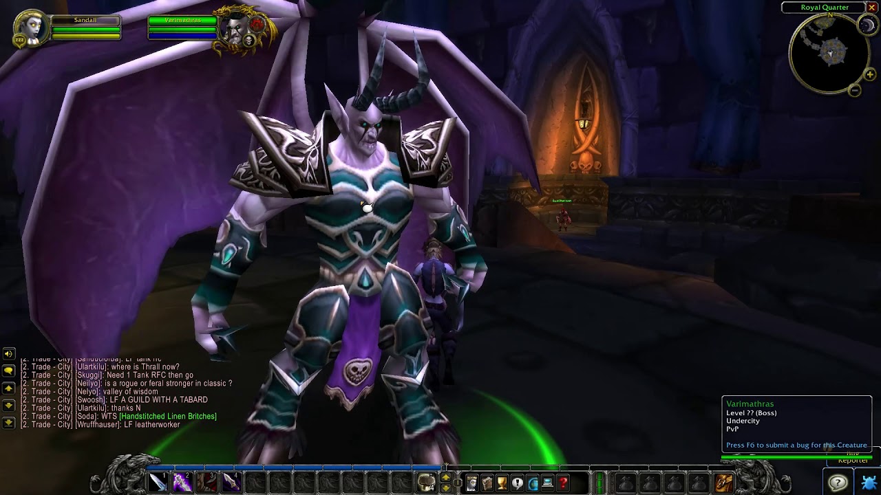Undercity Varimathras location - WoW Classic - YouTube