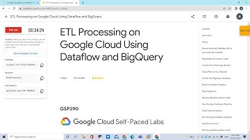 ETL Processing on Google Cloud Using Dataflow and BigQuery #googlecloudfacilitator #qwiklabs #quests