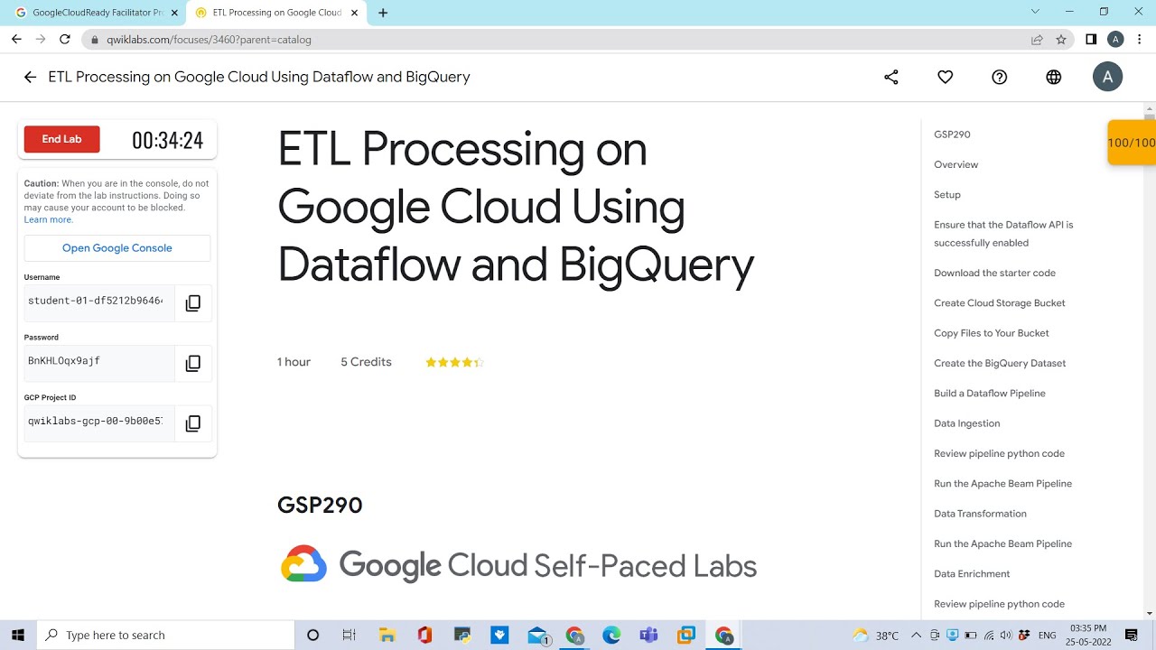 ETL Processing on Google Cloud Using Dataflow and BigQuery # ...
