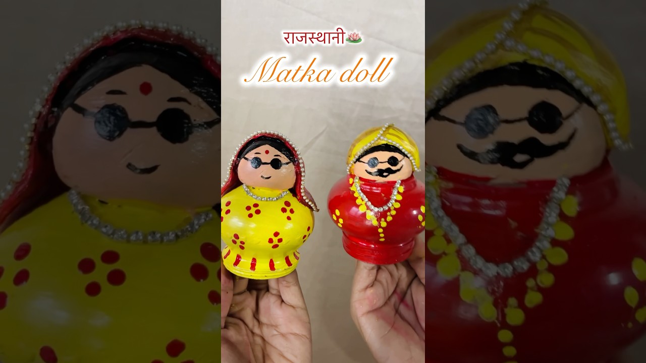 Rajasthani matka dolls🪷✨