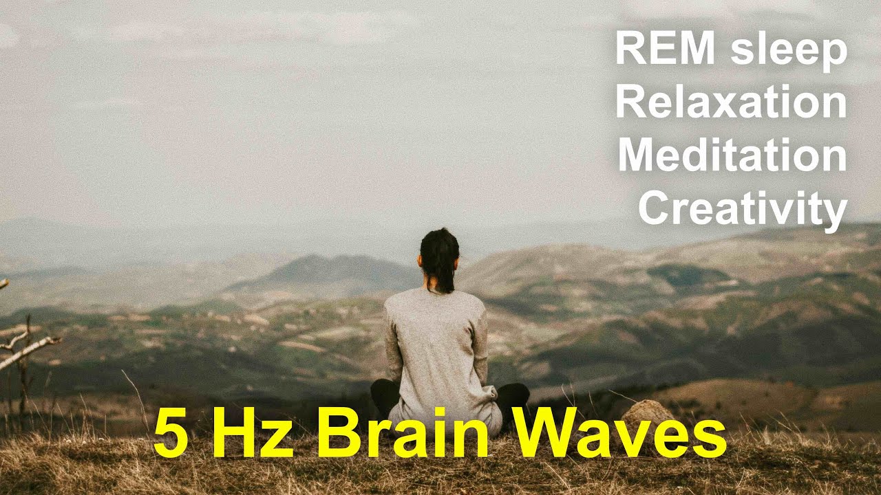 8 HOURS Binaural THETA Brain Waves (5 Hz) ASMR / REM Sleep, Relaxation, Meditation, Creativity