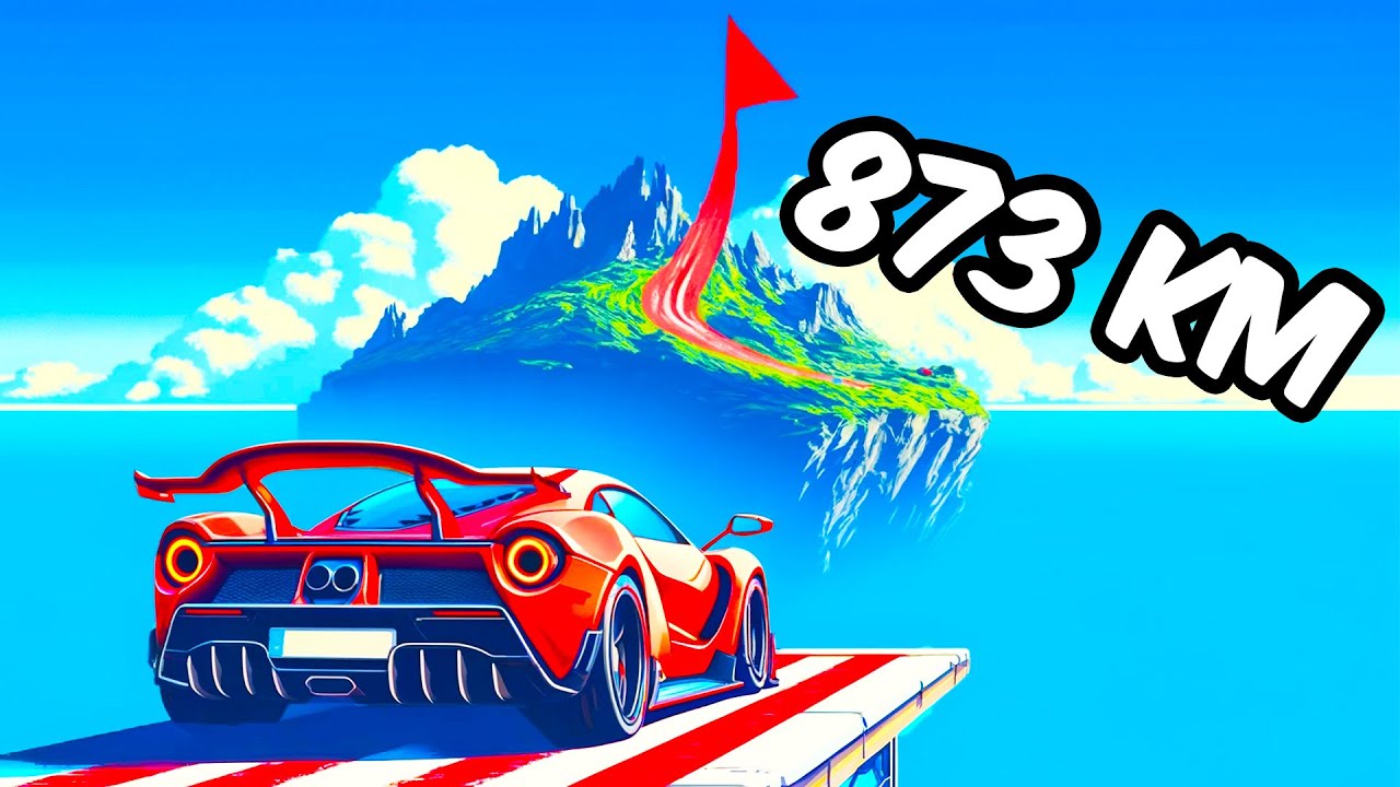 CINE SARE CEL MAI DEPARTE PE MEGARAMPA EXTREMA CASTIGA *CHALLENGE IN GTA!