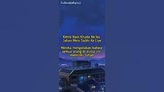 RAABTA (KEHTE HAIN KHUDA NE)- Lirik lagu India || Terjemahan Indonesia