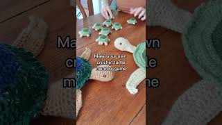Crochet Turtle Memory Game #seaturtles