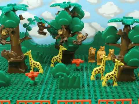 LEGO Duplo Animals | Easy activity for Toddlers, Kids | Penguin Fish Elephant Chick Tortoise. 