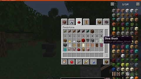 Slime Block In The Redstone Tab 1.16.1 Fabric Mod Overview