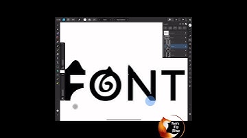 AFFINITY DESIGNER IPAD 2.0 - SCULPT A FONT - TEEKS TIP TIME - #SHORTS