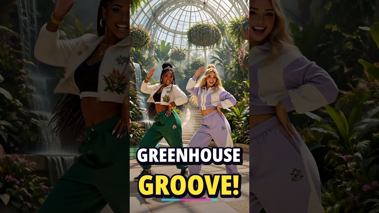 They Turned a Greenhouse Into a Dance Floor! 🌿🔥#dance #music #danceshorts #Shorts #viral thumbnail