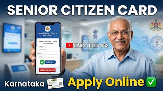 How to Apply for Senior Citizen Card Online | Seva Sindhu Karnataka | Step-by-Step Guide