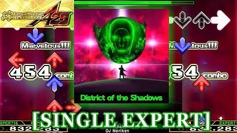 【DDR A20】 District of the Shadows [SINGLE EXPERT] 譜面確認＋クラップ