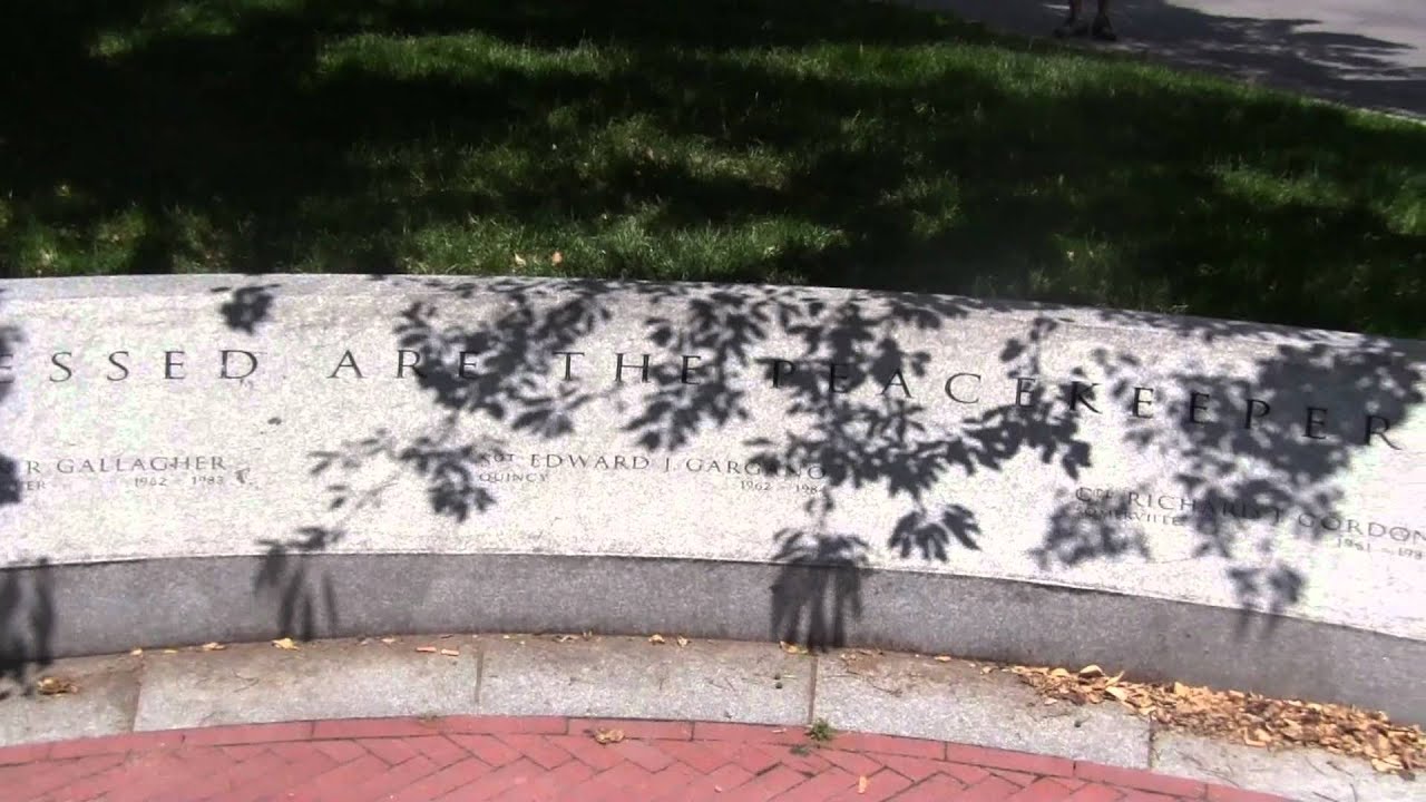 Memorial to Marines  from Massachusetts killed in Beirut.MTS