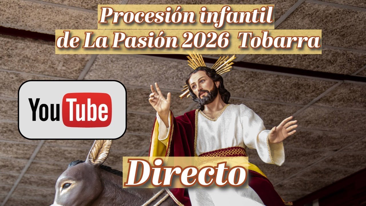 Procesión Infantil de la Pasión 2026. Directo