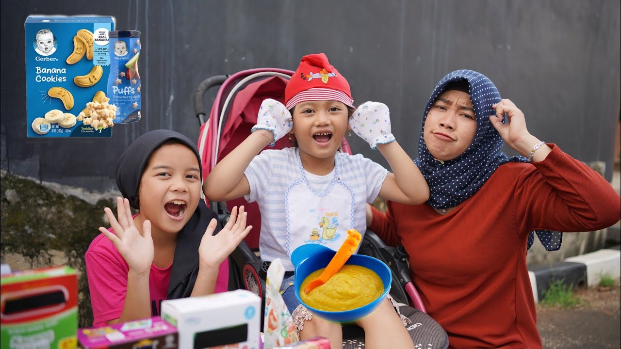 JADI BAYI LAGI 😅 - Main Jual Jualan Pembelinya Bayi Nakal 😱 | Salsa and family