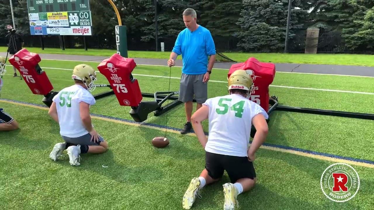 TEK Sled Defensive Line Drills Part 2 YouTube