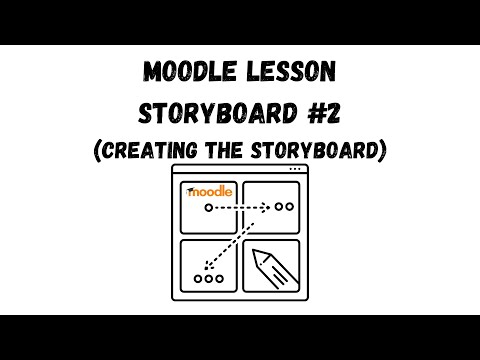 Moodle Lesson Activity #2: Creating the storyboard