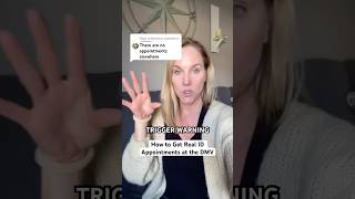 How do you get a #RealID if there’s no appointments at the DMV? 🪪⭐️ #traveltips