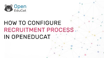 How to Configure Recruitment Process in OpenEduCat
