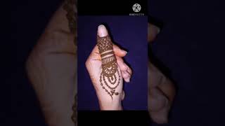 New Stylish Beautiful Side Thumb Mehndi Design Trending Created By