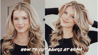 How To Cut Bangs at Home