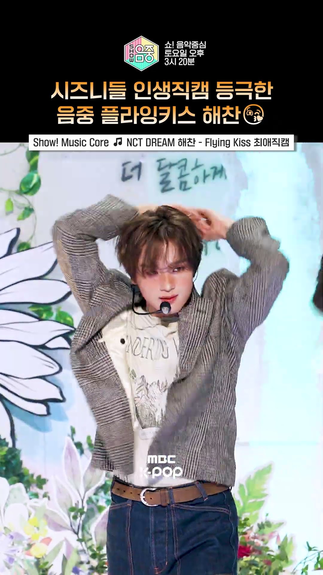 [쇼! 음악중심] 주근깨+블러셔 조합이 실패할리가 없음 #NCTDREAM #엔시티드림 #해찬 #Shorts