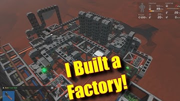 Stationeers: I Built a Factory! - Automated Workshop with raw material selection