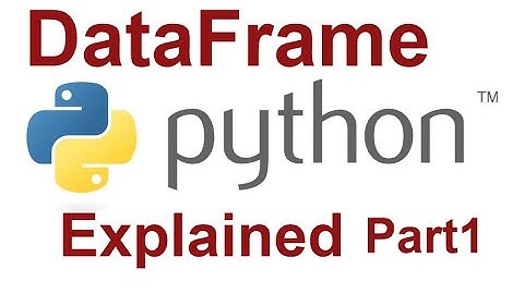 DataFrame in Pandas Python Part 1, create dataframe and access its value #dataframes #pandas #python