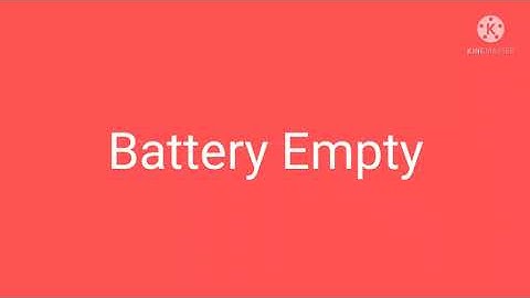 Battery Low Battery Empty Alert Collection Part 20