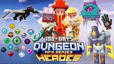 I Survived Dungeon Heroes Minecraft! [FULL MOVIE]