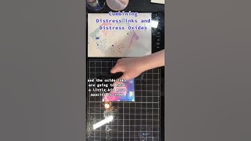 Distress Background combining Distress Inks & Oxide inks #shorts #distressink #distressoxide