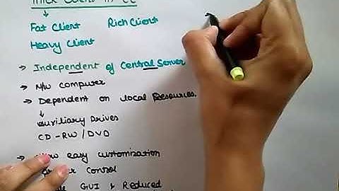 Thick Client in Cloud Computing|Cloud Computing|Lec 70|Ankita Sood