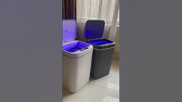 Thùng rác tự động thông minh cảm ứng #thungracthongminh #thungrac