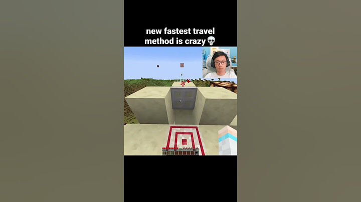 Minecraft Fastest Travel Method Moment