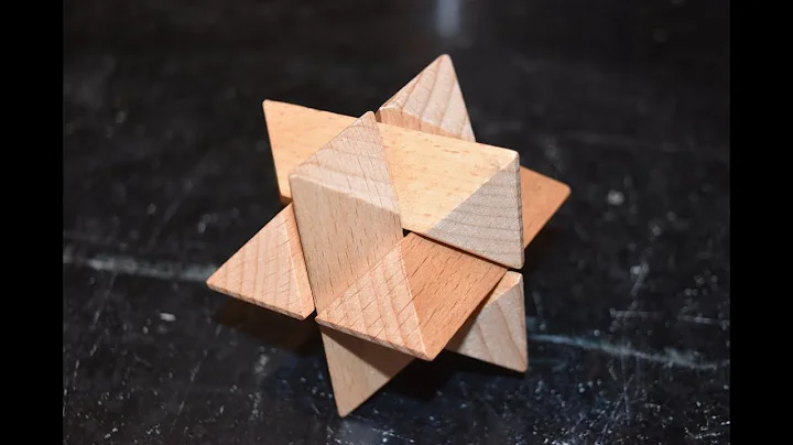 How Do You Solve A Wooden Star Puzzle? 1 minute solution!