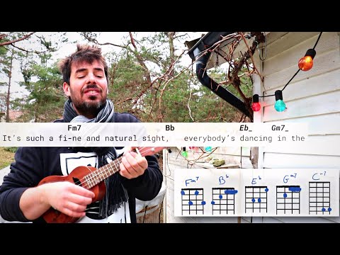 Toploader - Dancing in the Moonlight play-along ukulele