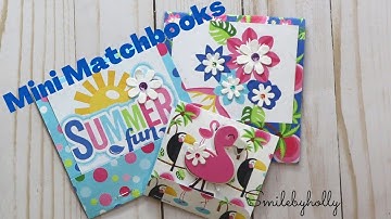 Mini Matchbook Notebook