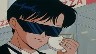 Sailor Moon Funny Moment English  Darien Darien Teases Serena  For Eat  Donuts 