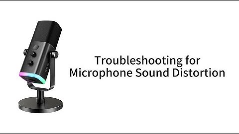 [Tutorial] of Fixing Sound Distortion of fifine Mics via Windows/Mac Setting, Driver Reinstallation