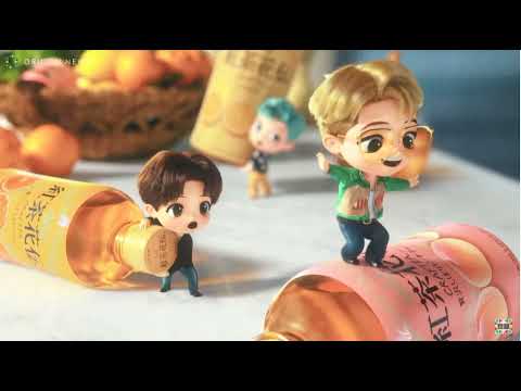 【BTS일본방송】BTS캐릭터「TinyTAN」홍차화전(고차가덴)콜라보 WEB용 CM