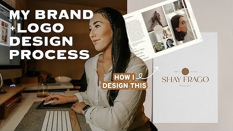 How I DESIGN CUSTOM BRANDS + LOGOS | Graphic Design Tutorial