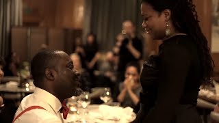 Flash Mob - &quot;Ain&#39;t No Mountain High Enough&quot;  Proposal in restaurant🎵💃🏽