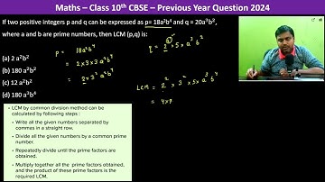 If two positive integers p and q can be expressed as p= 18a2b4 and q = 20a^3 b^2, where a and b