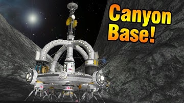 KSP: Single Launch DRES CANYON Base!