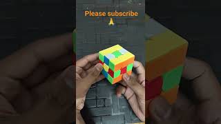 Neon Core Pattern on 3 × 3 Rubik's Cube #Amazing🥵🥵😎😎🤯🤯# Cube World # YouTube
